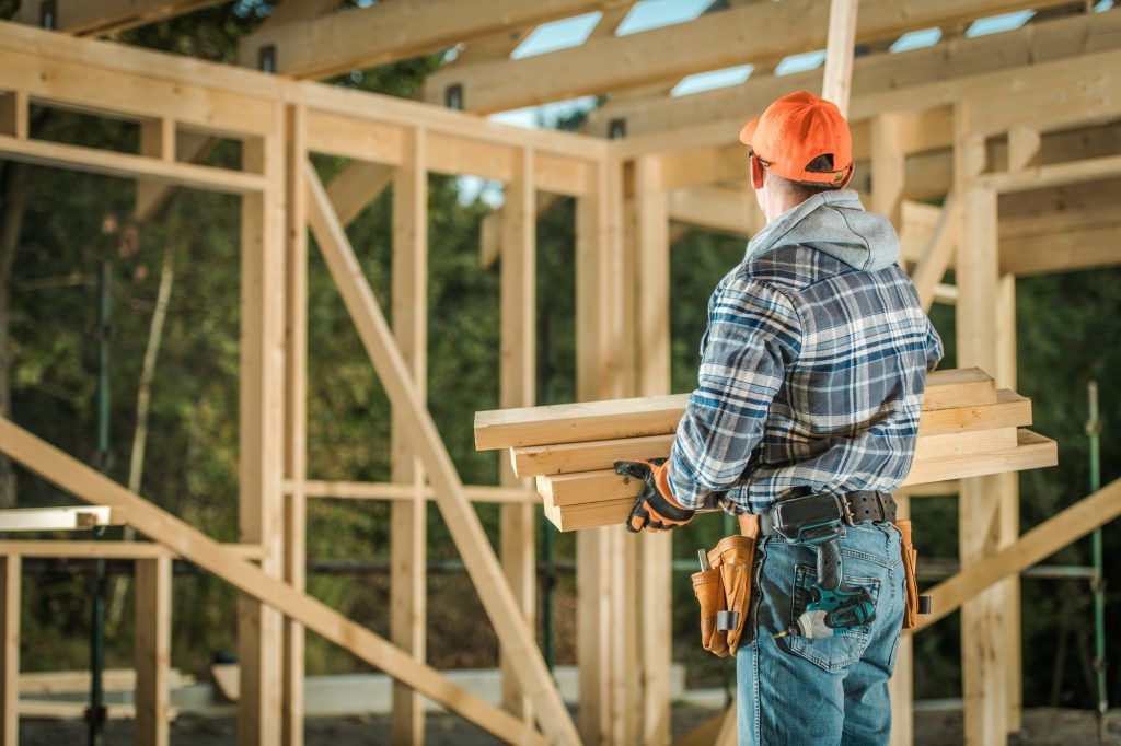 Carpenter with Wood Elements