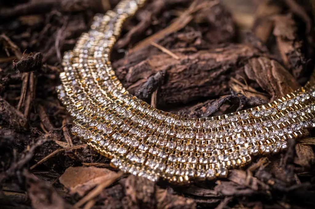 Goldplated feminine necklace