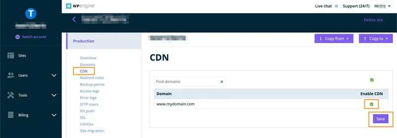 WPEngine CDN