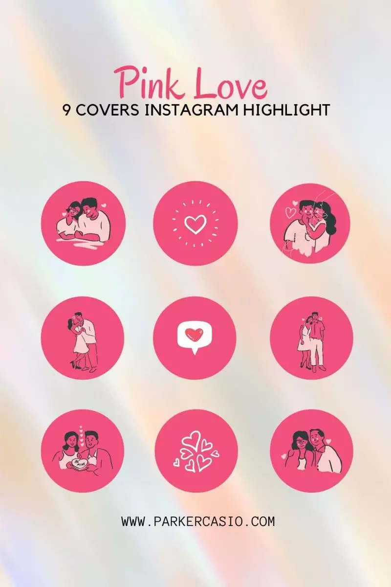Instagram Highlight Covers Pink