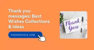 Thank you messages: Best Wishes Collections