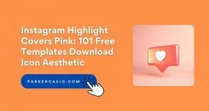 Instagram Highlight Covers Pink: 101 Free Templates Download Icon Aesthetic